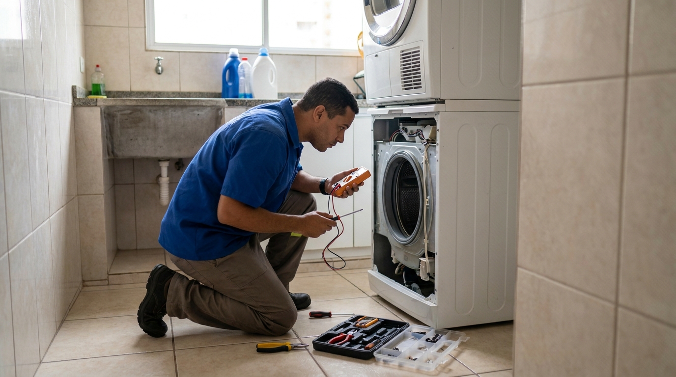 Instalação de máquina de lavar em Macaé‑RJ